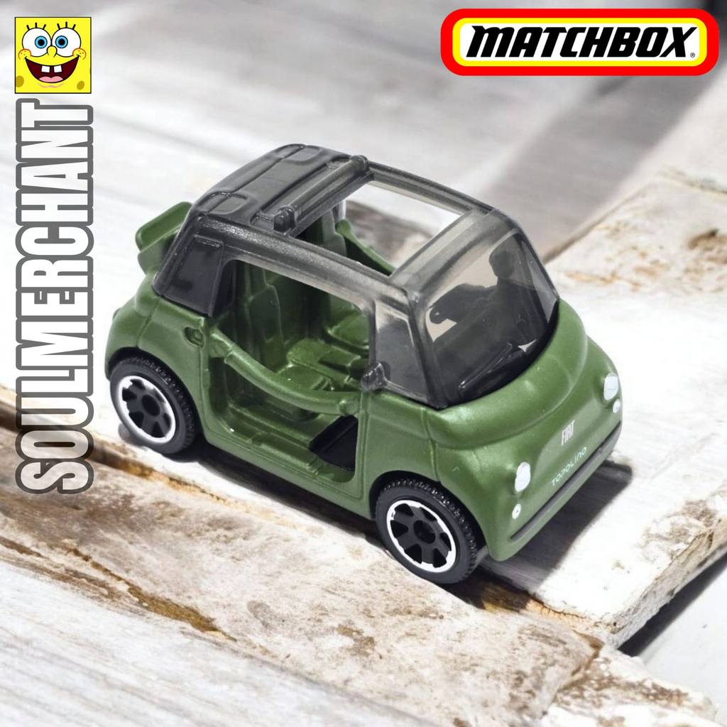 Matchbox 2024 Fiat Topolino Hijau Diecast City Car