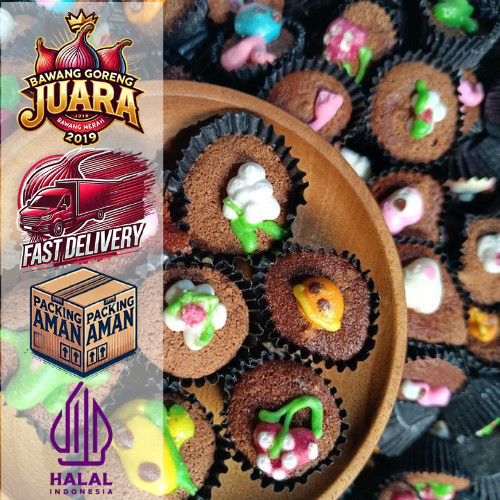 COD Kue Brownies Karakter 500gr Brownies Karakter Lucu Cookies Karakter Brownies Mini Kering Karakte