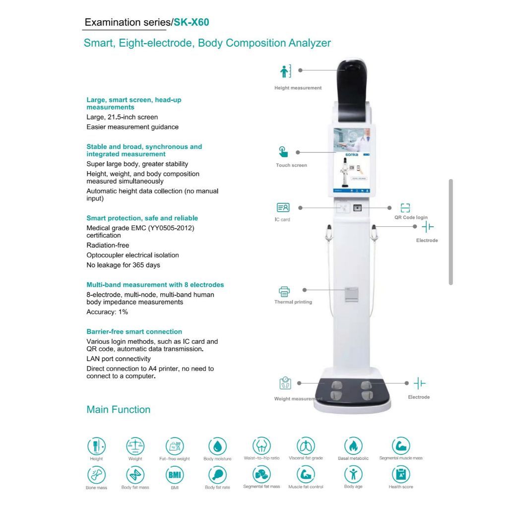 ANALYZER LKTECH BODY SCALE SK-X60