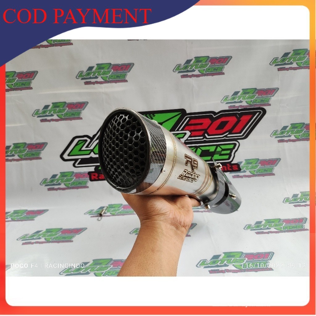 Slinser Exhaust silincer r9 h2 ss Shield inlet 51mm All Motorcycles Can Use