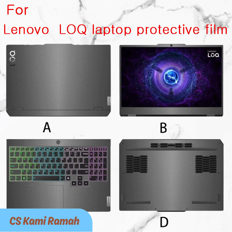 TBT For Lenovo LOQ 15AHP10 sticker protective film LOQ 15IRX10 laptop shell film LOQ 15IRX9/15ARP9/1