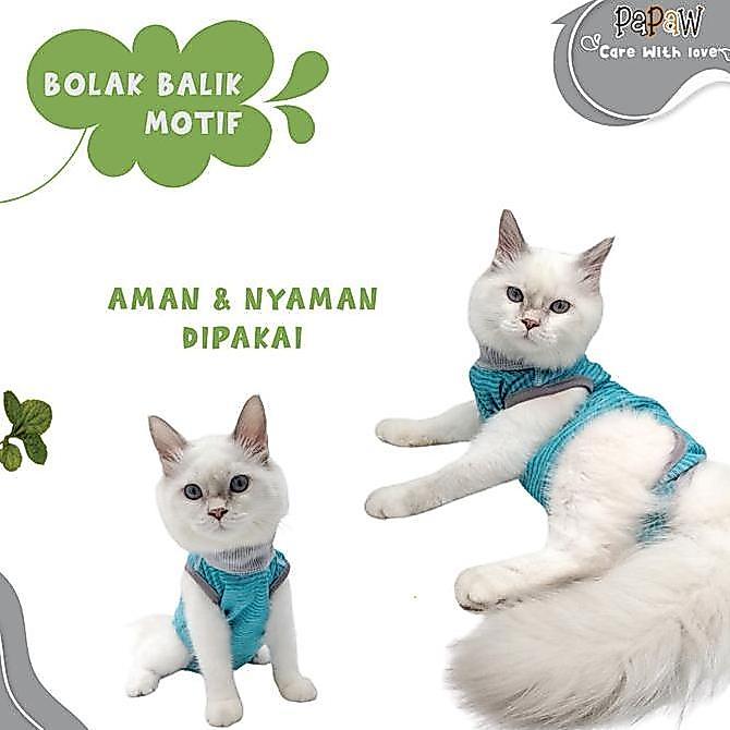Baju Steril Kucing Anjing Betina Jantan Untuk Recovery Pasca Operasi