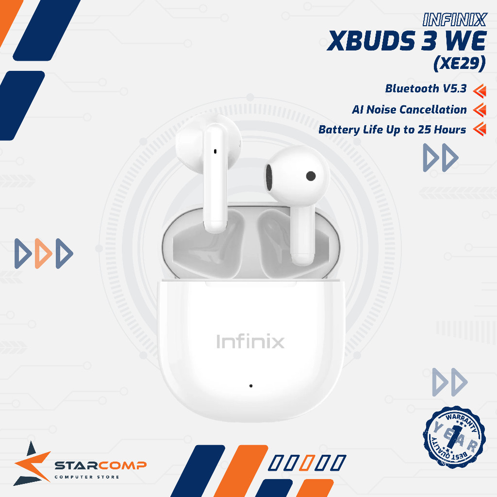Infinix XE29 TWS XBuds 3 WE True Wireless Stereo Earphone Bluetooth