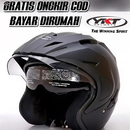 Helm INK Double visor Merk Ykt Original SNI - Helm Dewasa Wanita Pria ,Motocycle [ 02 ]