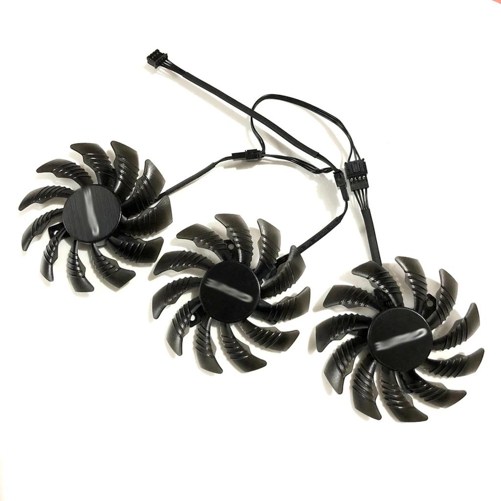 3Pcs/Set,75mm,PLD08010S12HH,Gigabyte P104-100 4G,VGA Cooler,Video Card Cooling Fan,For GIGABYTE R9 F