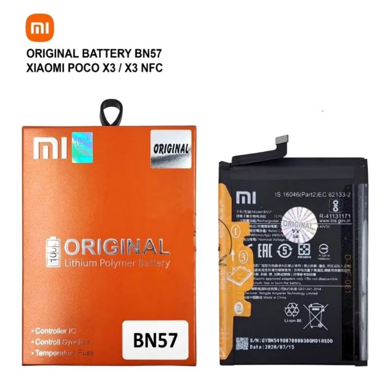 BATRE BATRAI POCO X3 / POCO X3 NFC / POCO X3 PRO BN57 JUMADI CELL