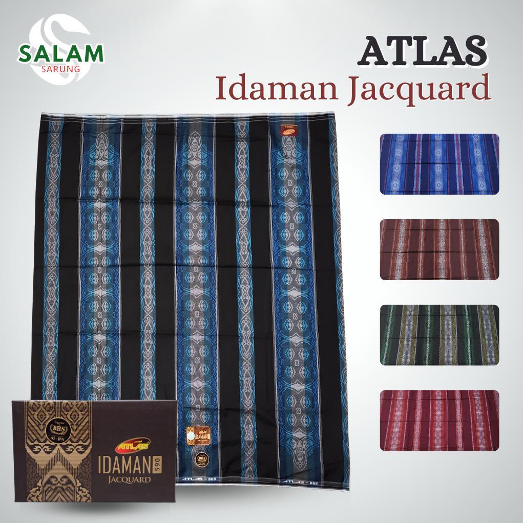 Sarung ATLAS IDAMAN JACQUARD Grade GOLD Jacquard Songket