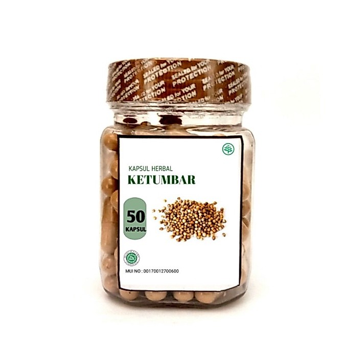Ketumbar 100 Kapsul Herbal Cegah Stroke Jamu Kesehatan