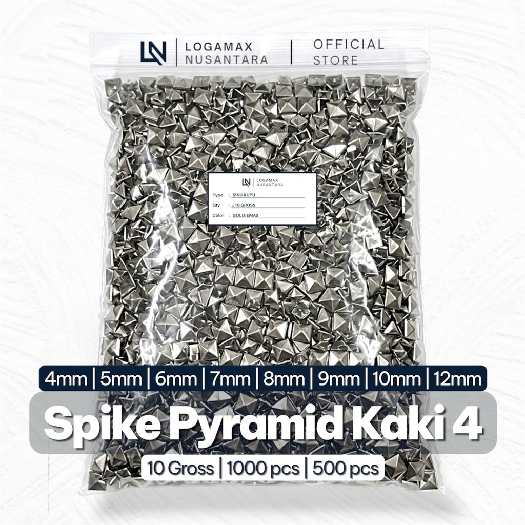(±5.000 PCS) SPIKE PYRAMID KAKI 4 / SPIKE PYRAMID PUNK/ SPIKE PYRAMID SABUK / SPIKE PYRAMID JAKET / 