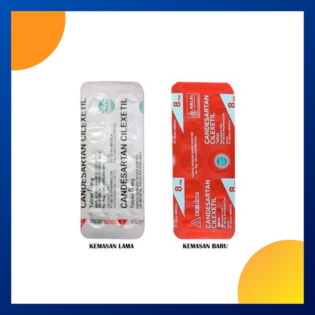 CANDESARTAN GENERIK DEXA 8 MG 1 BLISTER @ 10 TABLET