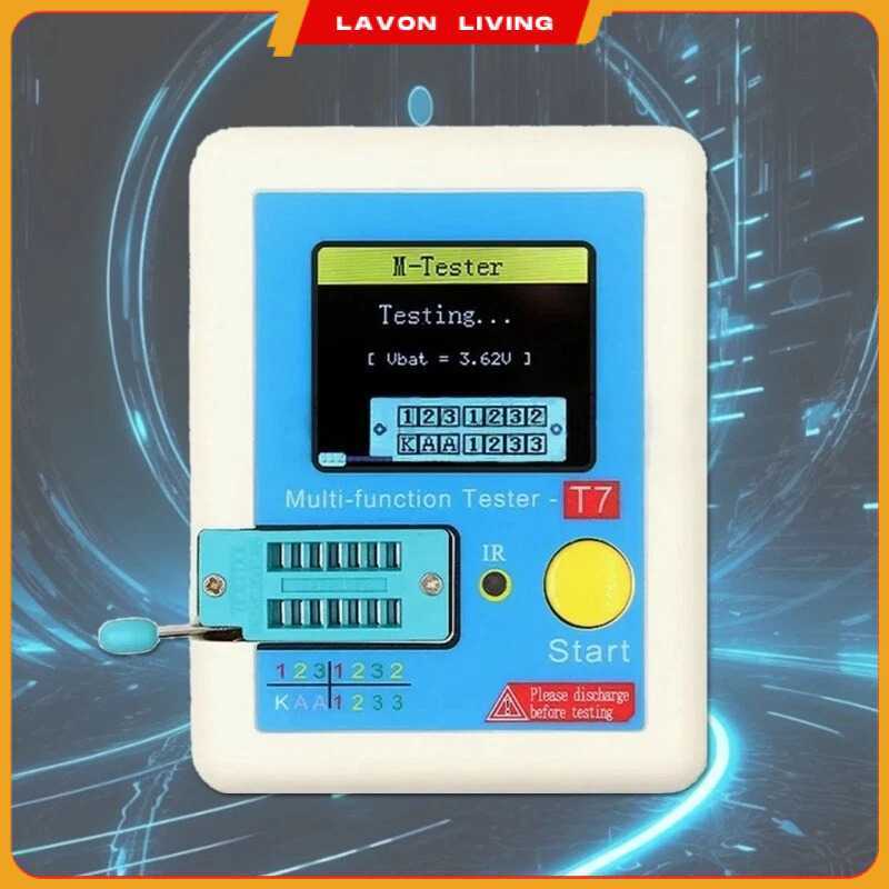 ESR Meter Multifunctional Transistor Tester Resistance Thyristor - LCR-T7