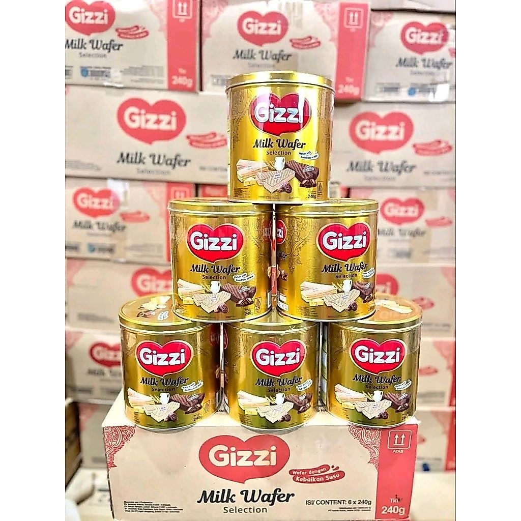 Gizzi Marie Milk Wafer Coklat Susu | Cemilan Kekinian Viral Ready Stock