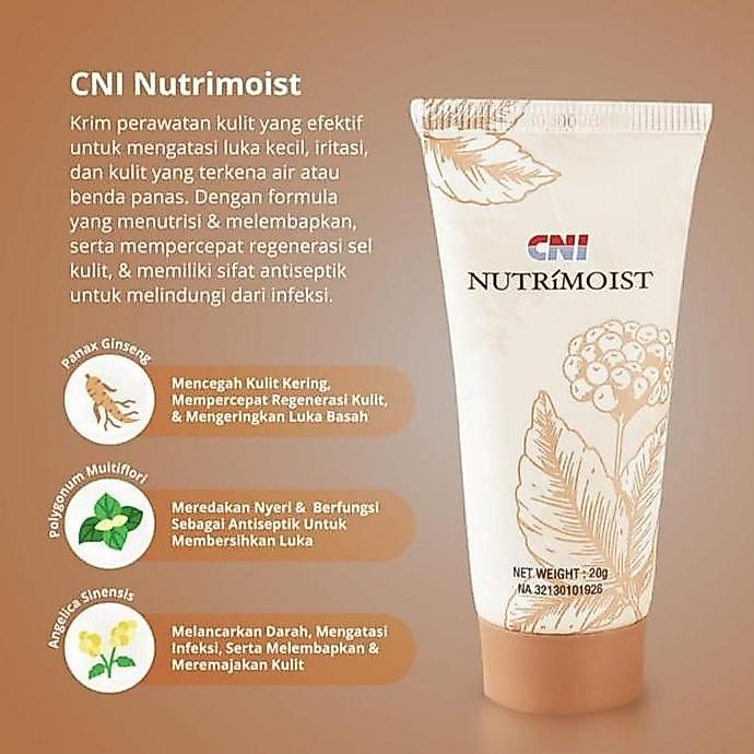 nutrimoist cni 20ml untuj Luka bakar Dan iritasi kulit Diskon