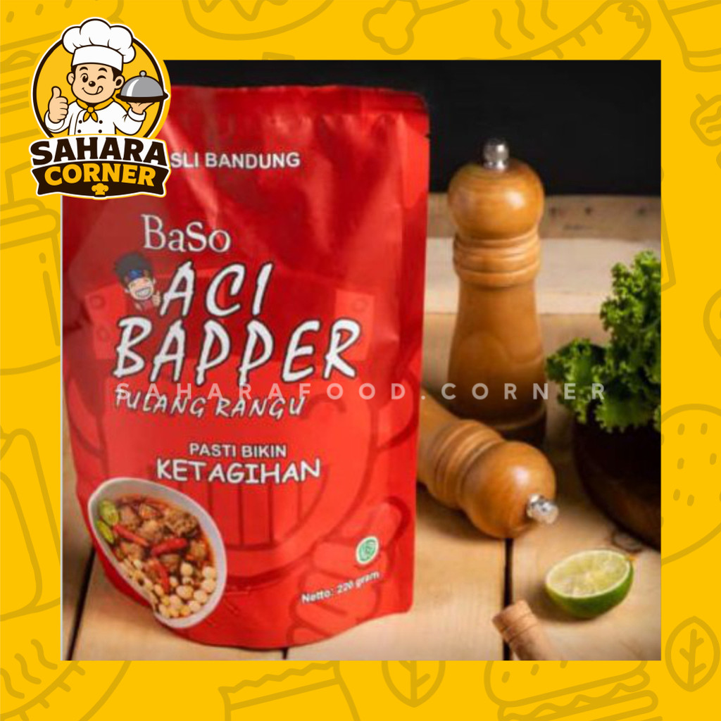 Baso Aci Bapper Tulang Rangu / Baso Bapper Original/ Baso Aci Tulang Rangu Bapper Original