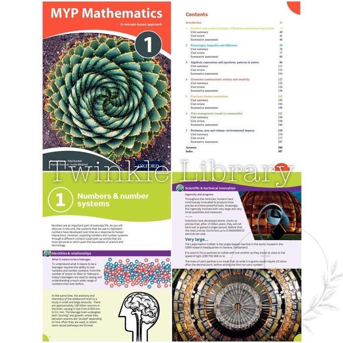 MYP Mathematics Year 1 / 2 / 3 / 4 & 5 (Standard & Extended) A concept-based approach - Oxford IB MY