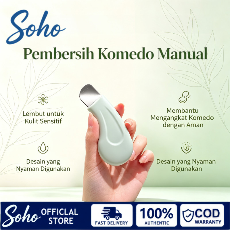 Alat Pembersih Komedo Manual Facial Skin Scrubber - Pembersih Komedo Hidung/Eksfoliasi Wajah