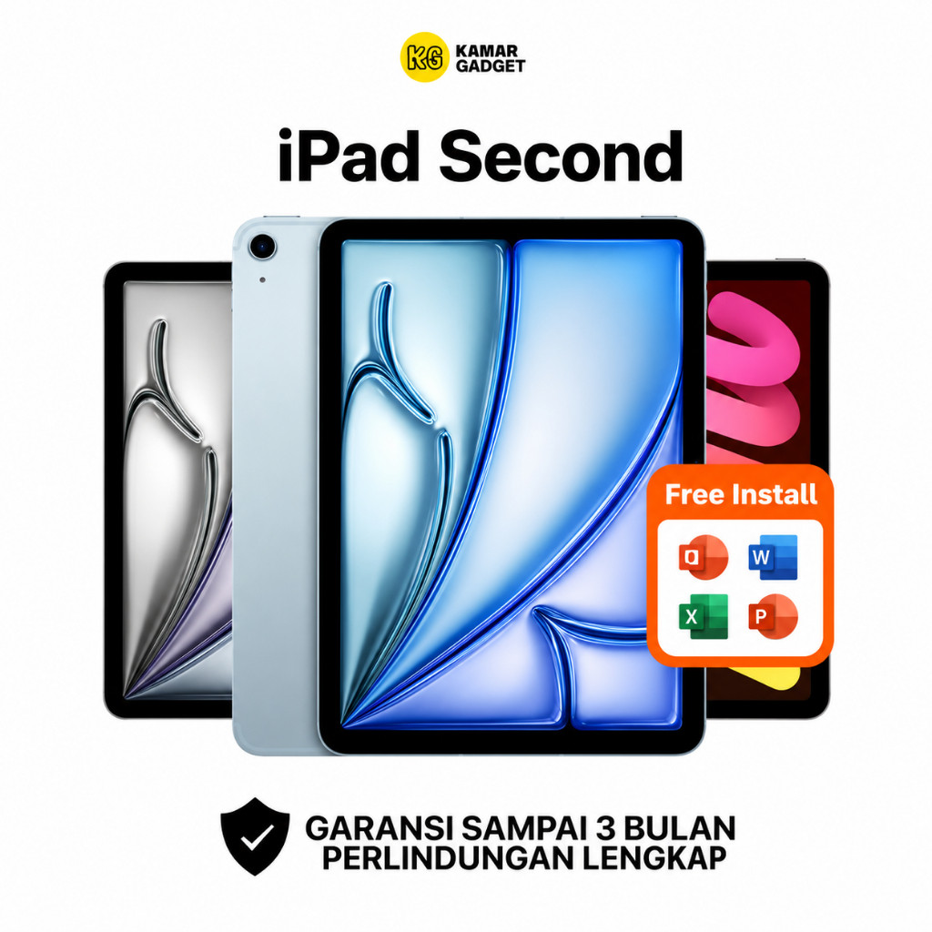 iPad Second Air M2 M3 All Series Bergaransi Resmi dan Inter Second