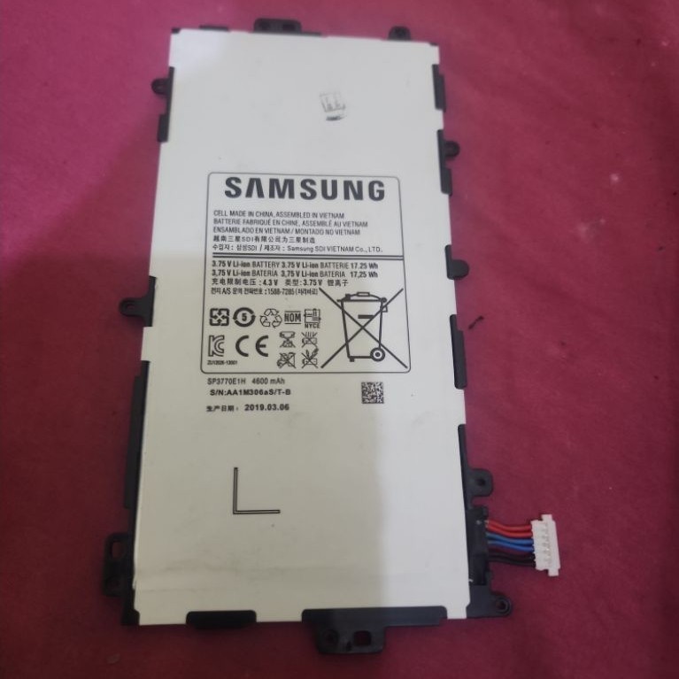 Batarai/ Baterai/ Batre Samsung GT-N5100, GT-N5110, dan GT-N5120 SP3770E1H Copotan Original