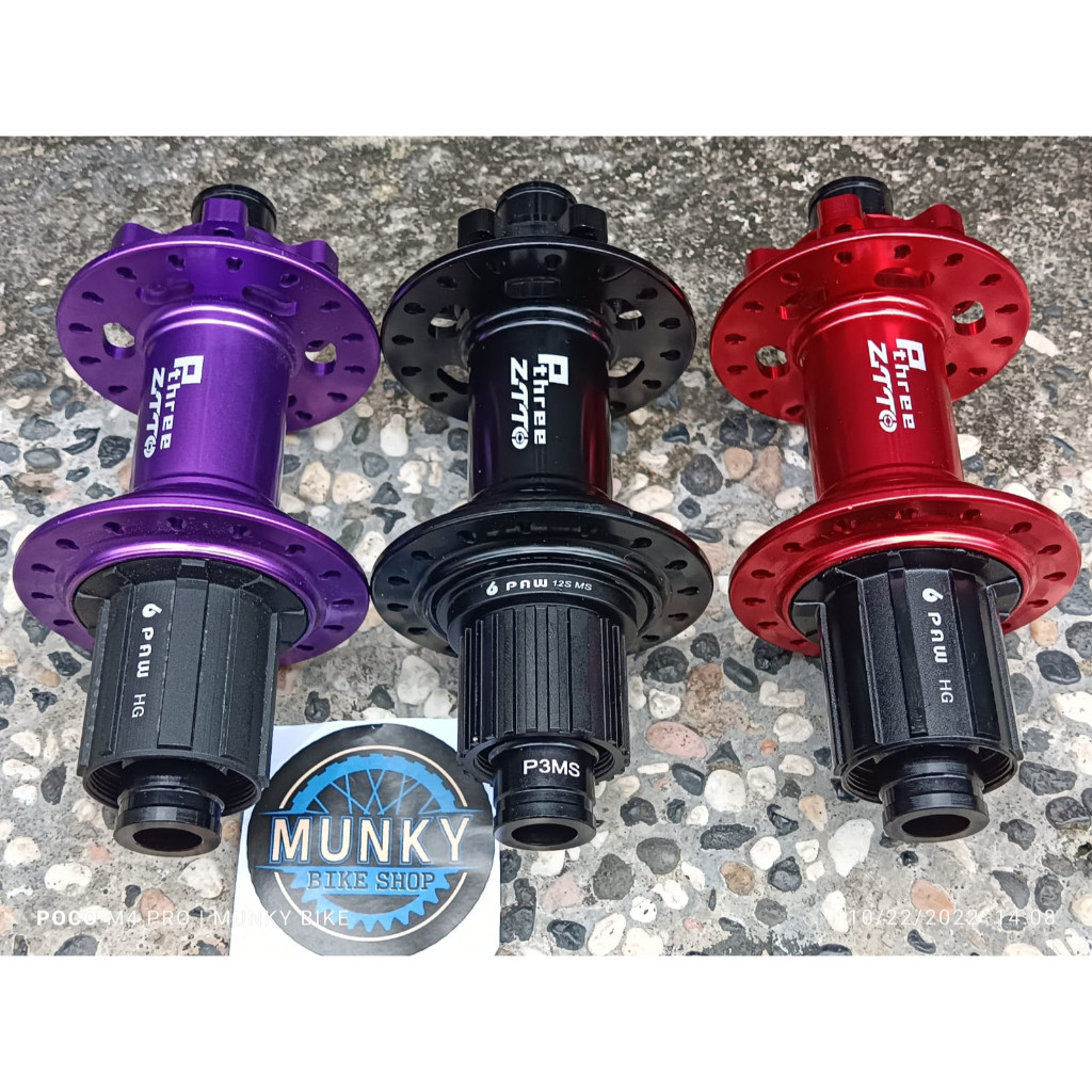 Foto ZTTO P3 Belakang Freehub Boost TA 12x148 atau Qr 9 x 141 32H 6 pelatuk bearing Sram XD driver