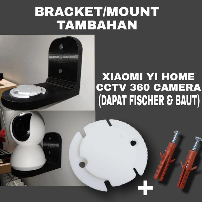 Xiaomi cctv 360 wall / ceiling Bracket tambahan - Putih, 1 SET