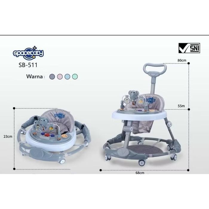 Baby Walker Space Baby Spacebaby SB 511 / SB 513 / SB 512 ada dorongan SB516 SB517 SB521 SB511 SB512