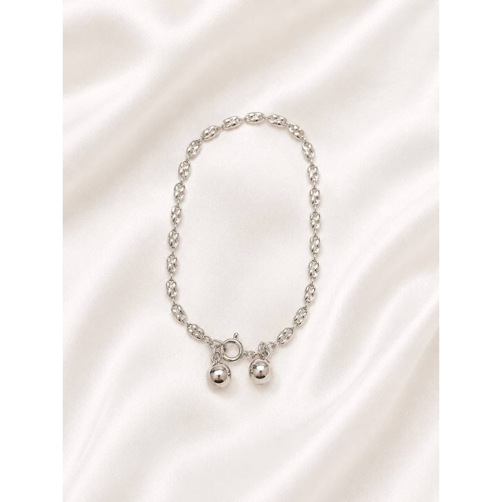 Gelang Perak S925 - Tinkle Bean Silver