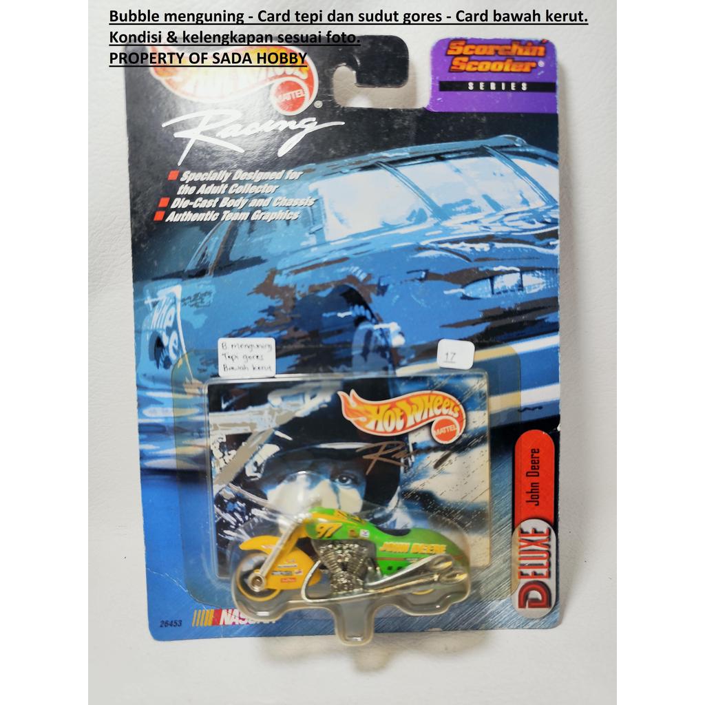 Hot Wheels Racing Scorchin' Scooter Nascar Deluxe Edition No. 97 Green