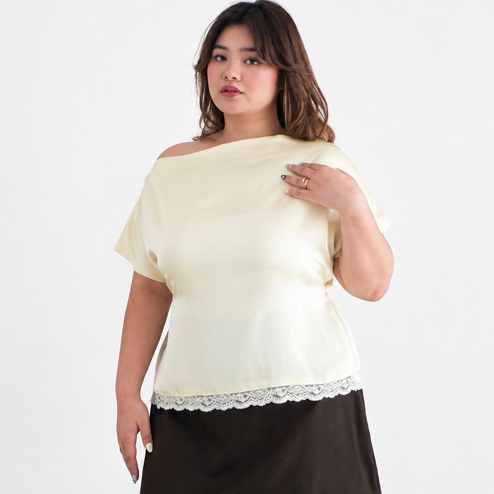 EGALE.ID - Aveline Satin Top | Petite Mid Big Jumbo Plus Size