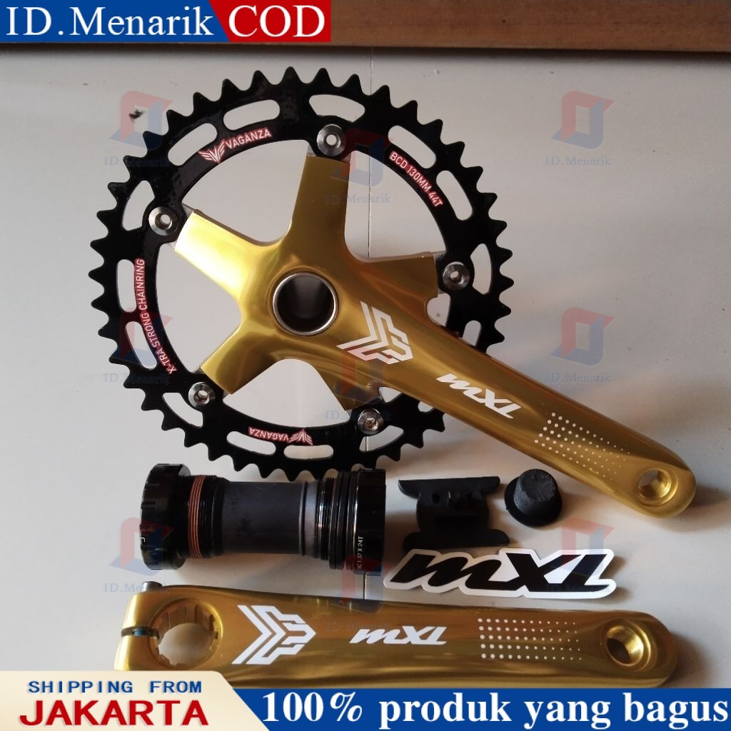 crankset syte/MXL/Prime/slk crank BMX 48T dan 48T  HT 2 bcd 130