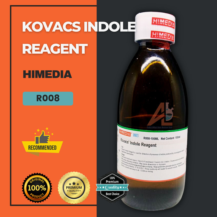 Kovacs Indole Reagent Liquid Solution Lab 100 ml | R008 | HiMedia