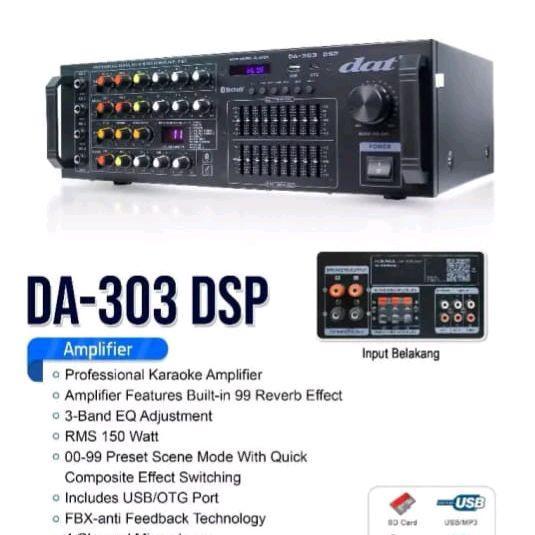 Power Amplifier DAT DA 303 Bluetooth