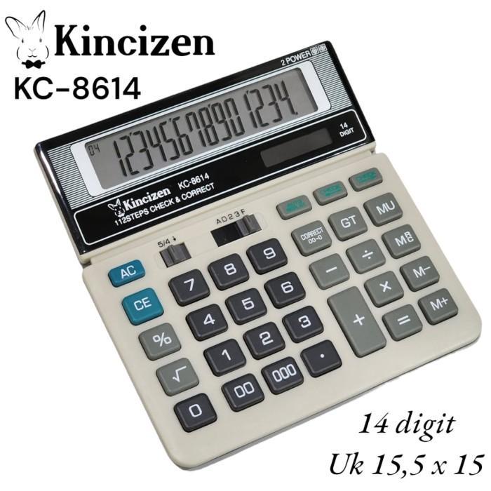 KALKULATOR CITIZEN CT 8614 - CALCULATOR CT 8614 14 DIGIT - CT-8614 terlaris