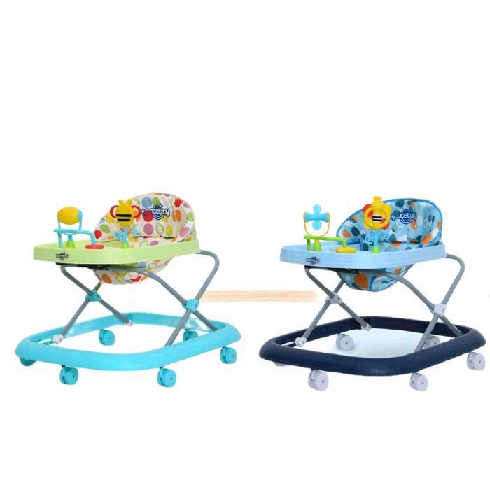 baby walker promo murah musik & bisa dilipat / kereta roda bayi APOLo - merah muda terlaris