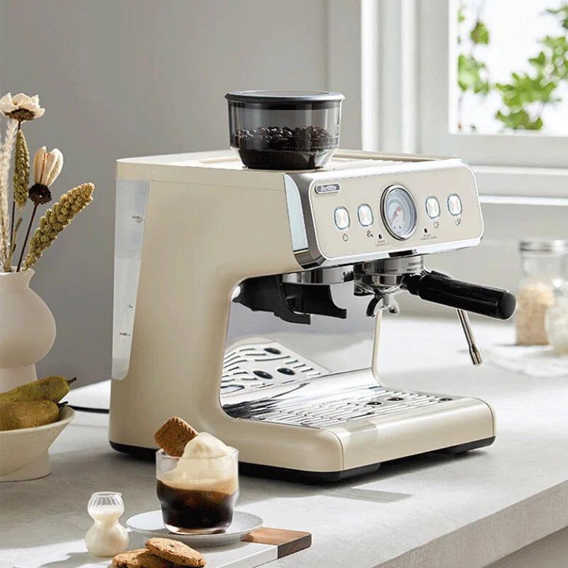 Coffee machine BAE02 second generation freshly ground beans integrated milk foam double pump Italian