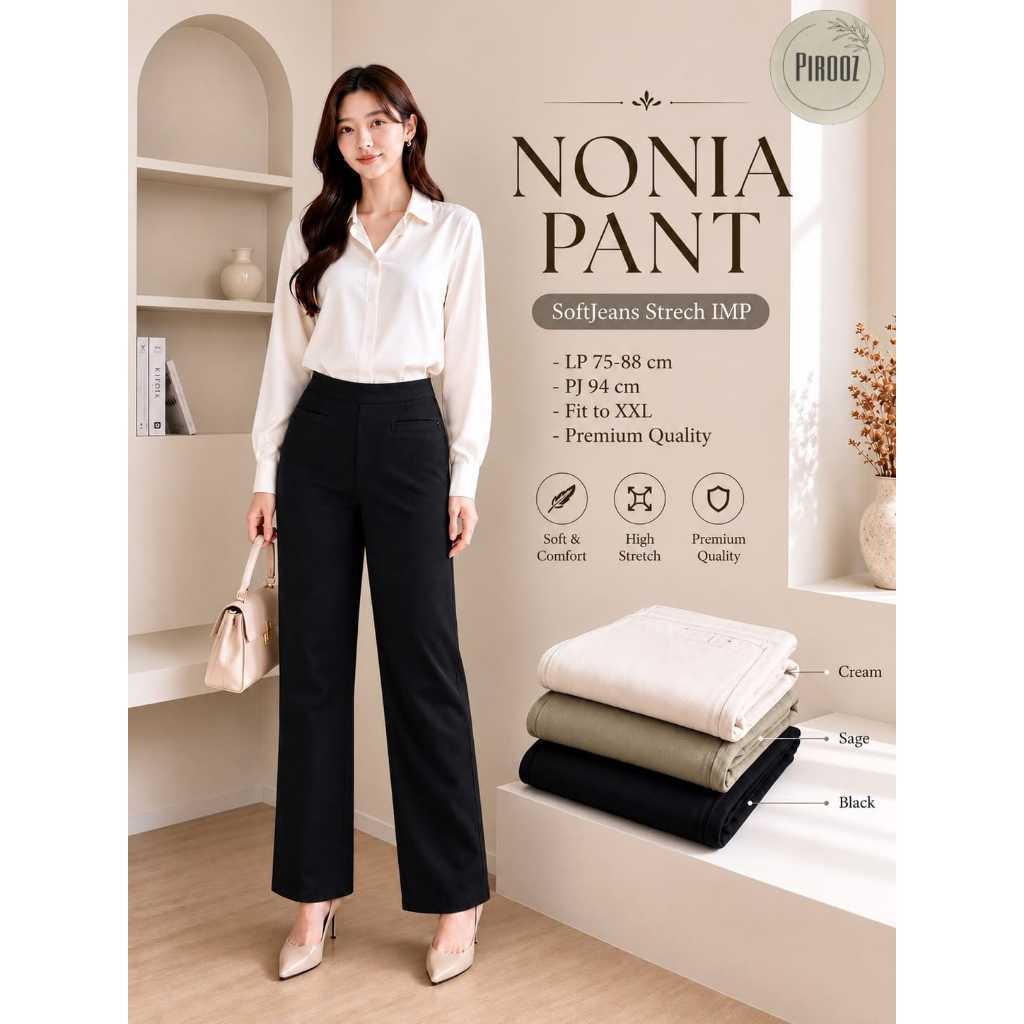 0109   NONIA PANT    by PiRooZ DAILY WEAR  // ONESTUFF