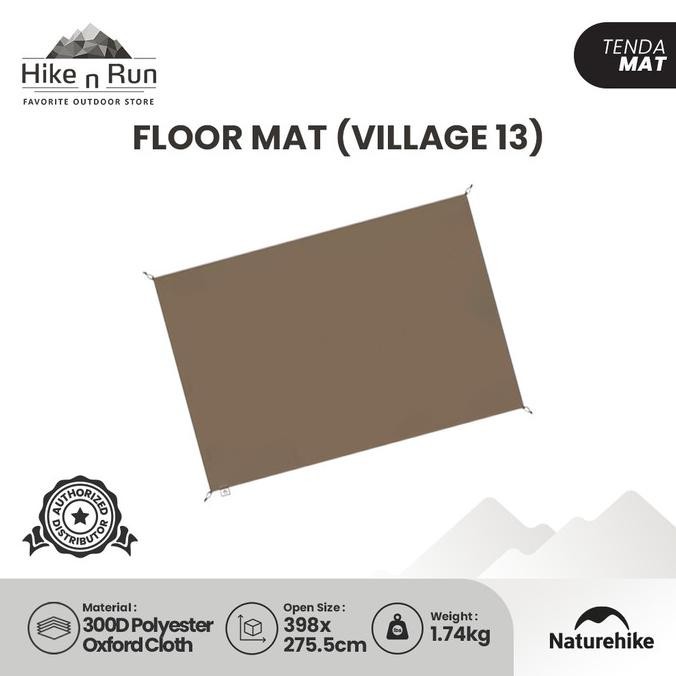 promo Tenda Camping Naturehike Tent Village 13 CNH22ZP004 5-8P - Mat Only, Ready Stock