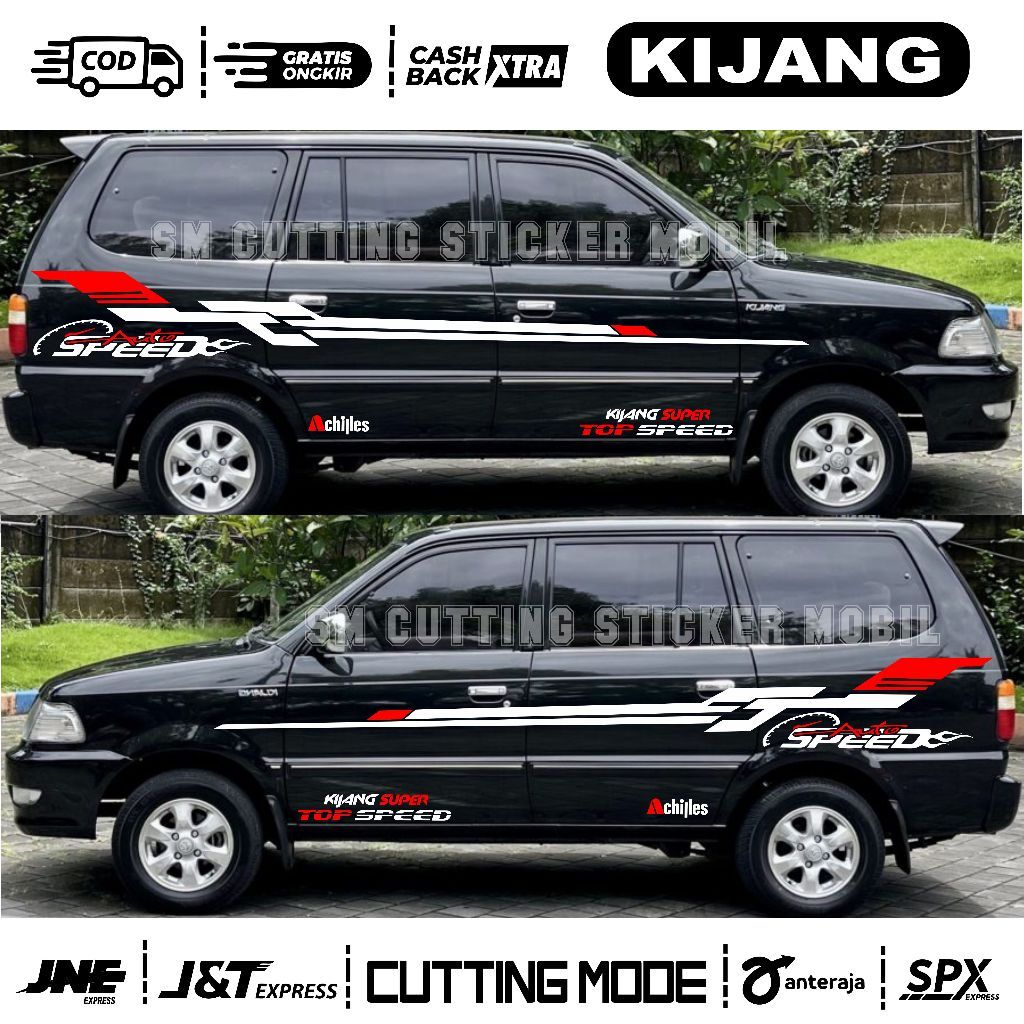 Stiker Mobil Kijang Super Stiker Body Kijang Super Stiker Kijang Super Cutting Sticker Terbaru