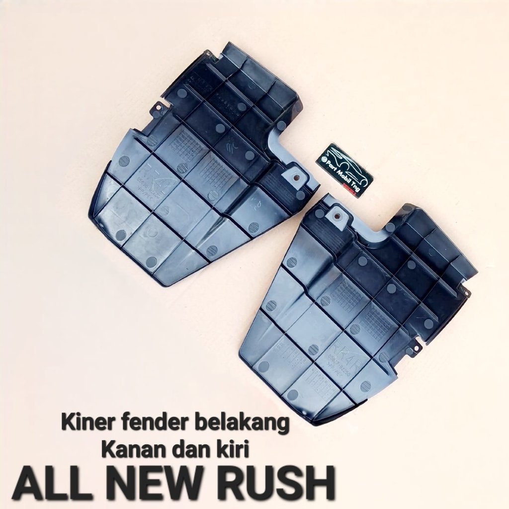 Liner Fender Plastik Lumpur Toyota All New Rush Terios Belakang Kanan 65637-BZ250 / Belakang Kiri 65