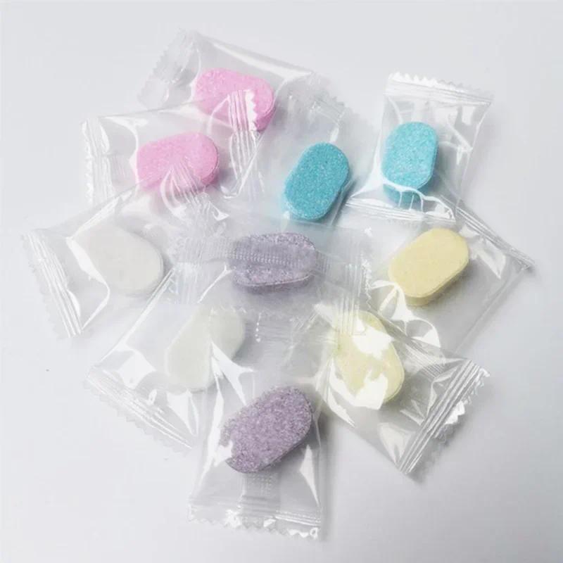 110pcs spenser Portable Foam Soap Hand Sheets Sanitizer Bubbler Portable Quick Melt Effervescent Han