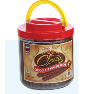 Biskitop Wafer Stick Handle 500gram/ Biskitop Astor Coklat