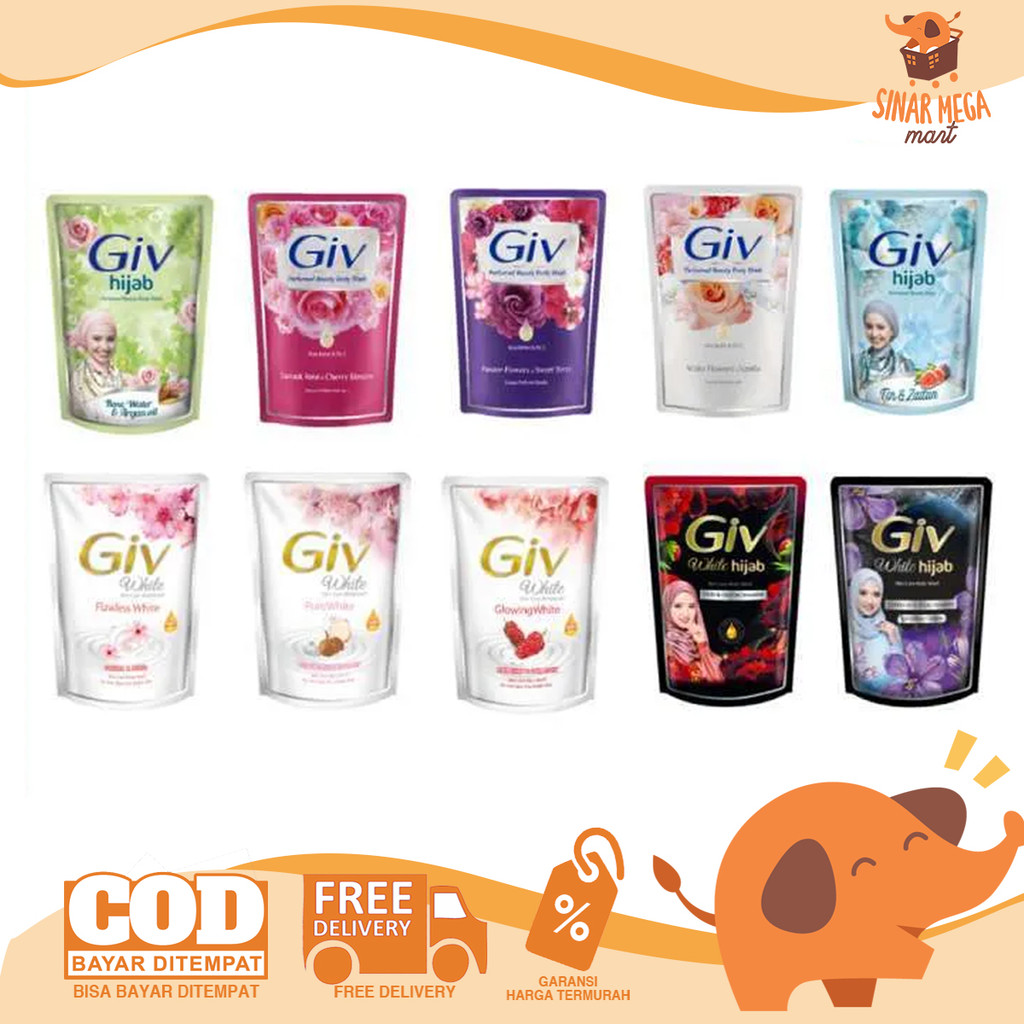 GIV Body Wash 60ml All Varian | Giv Hijab Body Wash