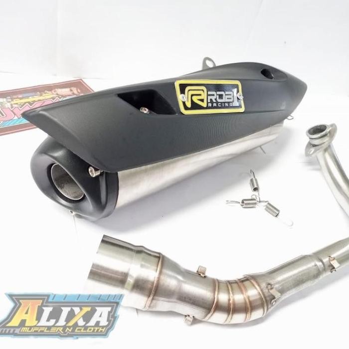 KNALPOT RACING ROB1 CUSTOM MATIC BEAT, SCOOPY, VARIO, MIO, X-RIDE, - Rob1, Beat ol karbu