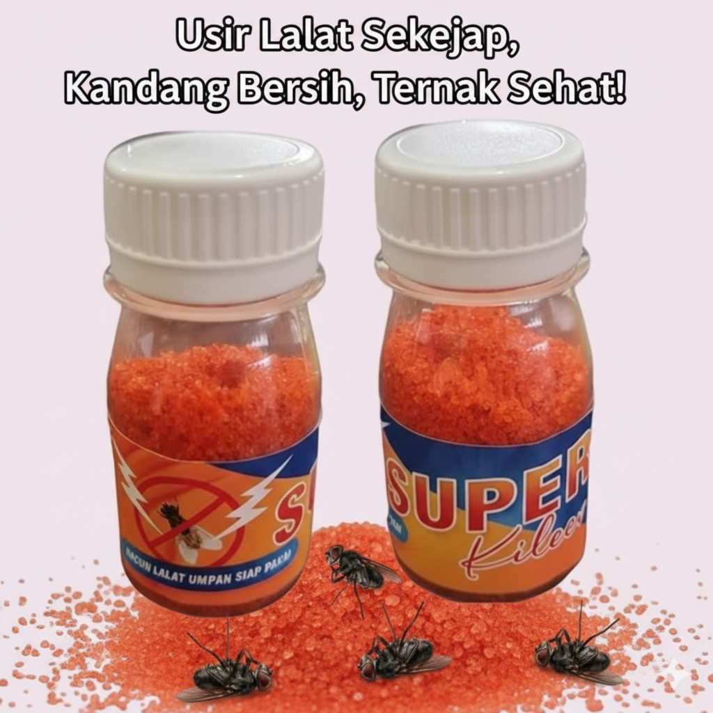 SUPER KILLER PEMBASMI LALAT AMPUH RACUN LALAT