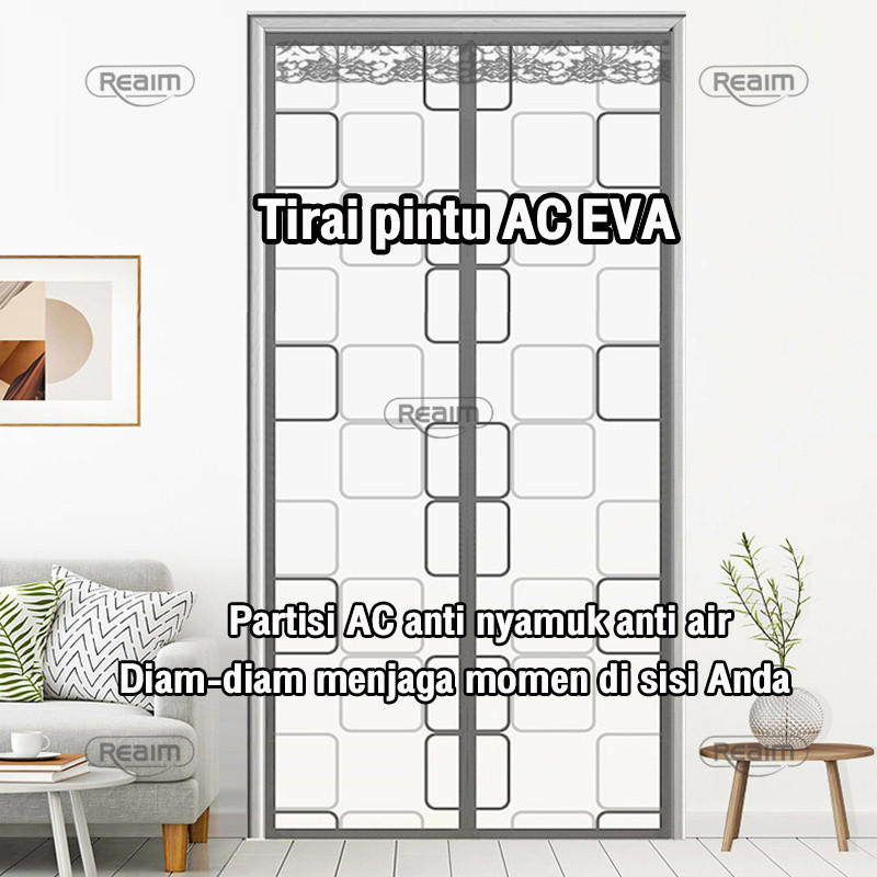 Tirai Magnet plastik PVC 90x210cm/ 100x210cm Tirai Pintu kamar Bukti nyamuk Tirai Magnet Elegan baha