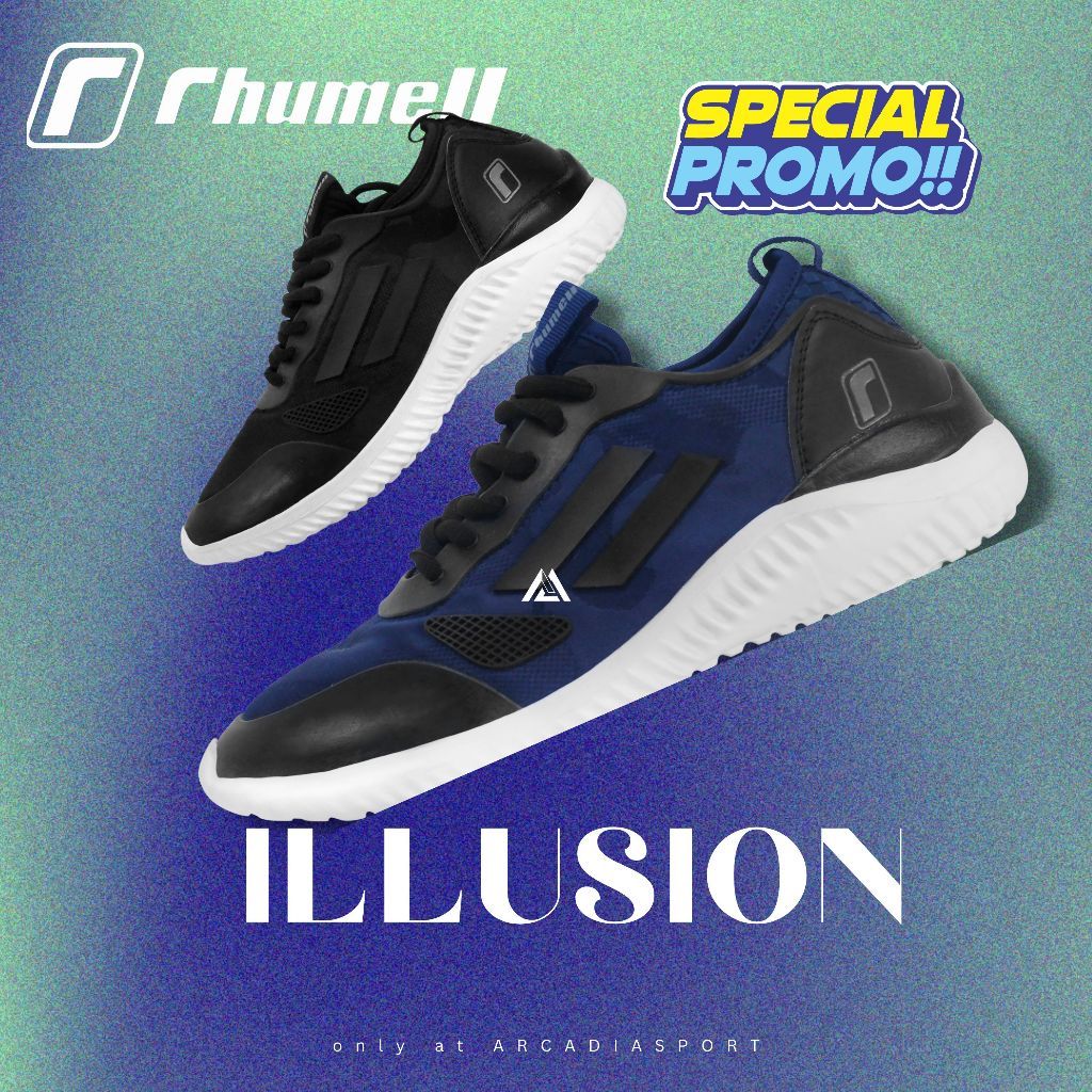 RHUMELL ILLUSION SEPATU RUNNING