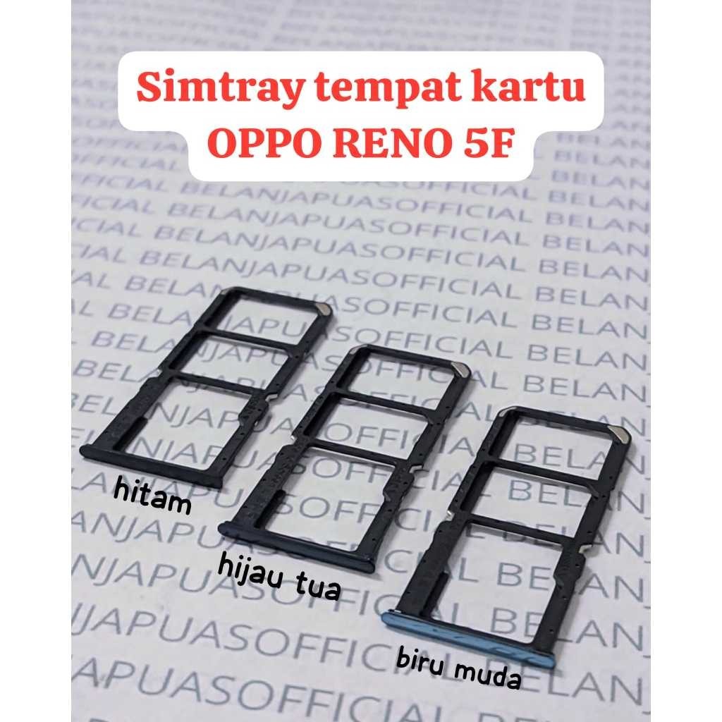Slot Tempat Dudukan Kartu Simcard Sim card Lock Simtray OPPO RENO 5F Oppo Reno 5 F