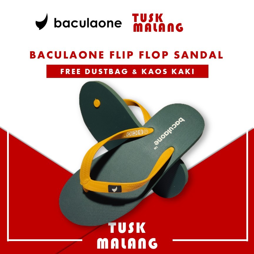 Sandal Jepit Karet Baculaone Original Sendal Flip Flop Pria Wanita Original