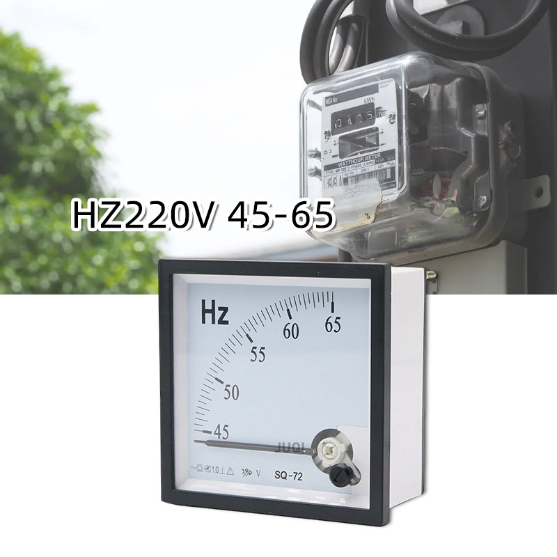 220V Frequency HZ Meter / HZ Panel Meter Analog