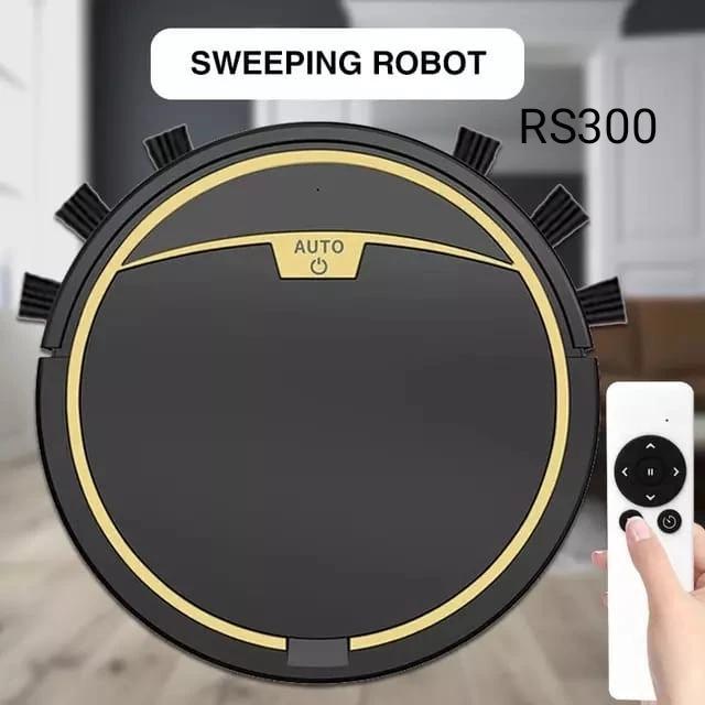 SWEEPING AND MOPPING VACUUM ROBOT  RS300 + remot & Tangki Air ngepel