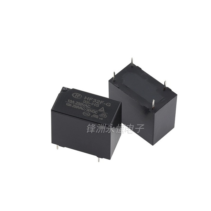 5Pcs HF32F-G JZC-32F HF32F - 005 012 024 - HS / HS3 / ZS3 3A 5A 10A 250VAC 4PIN 5PIN HF32F-G-012-HS 